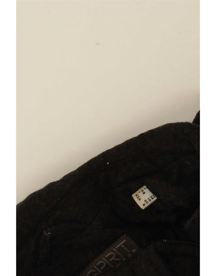 Esprit Womens Oversized Padded Jacket UK 10 Small Black Nylon