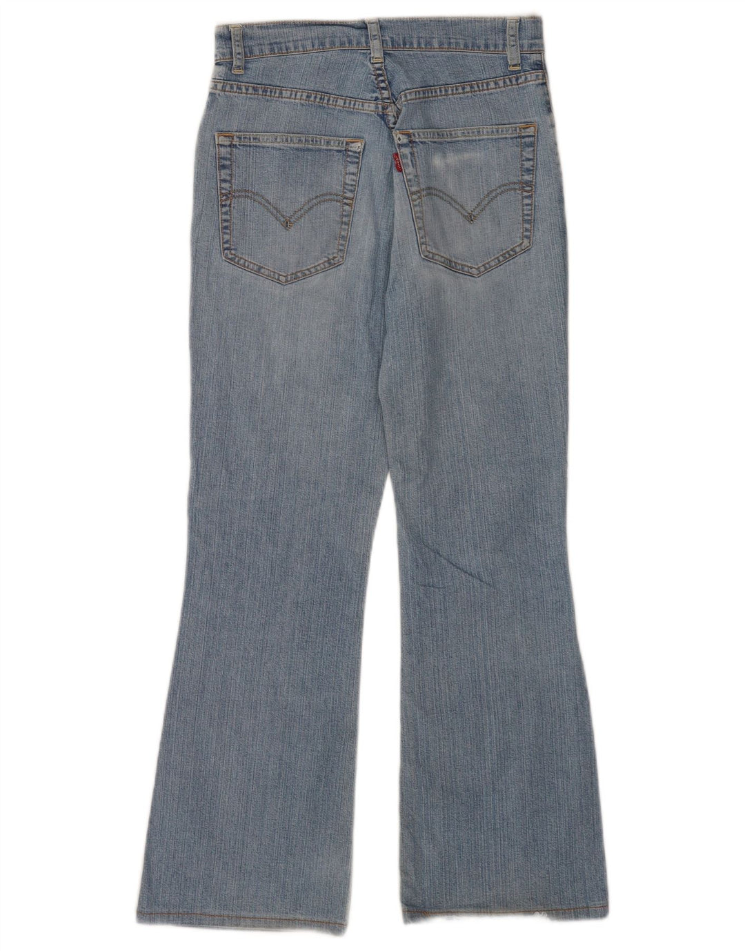 Levi's Womens Flare Flared Jeans W26 L27 Blue Cotton