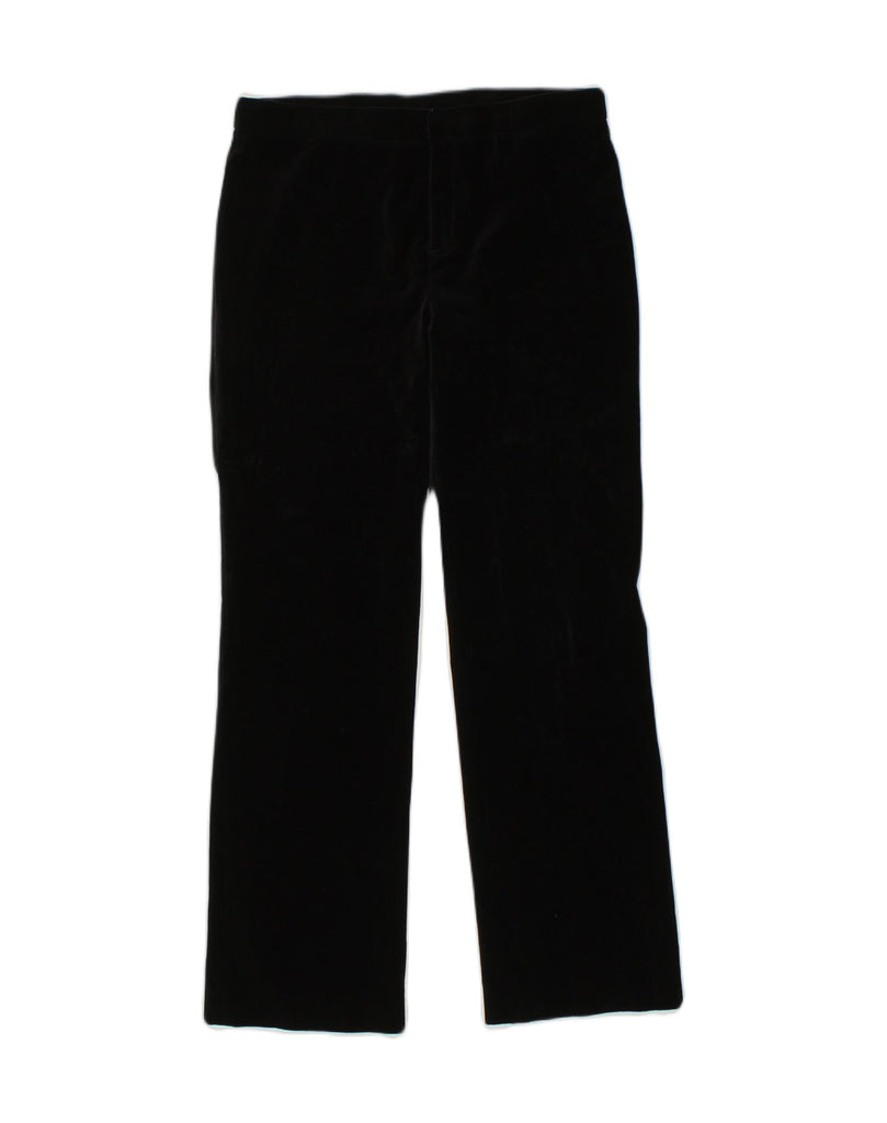 RALPH LAUREN Womens Petite Casual Trousers US 10 Large W31 L29 Black | Vintage Ralph Lauren | Thrift | Second-Hand Ralph Lauren | Used Clothing | Messina Hembry 