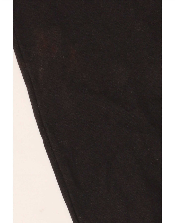 Chambers Mens Graphic Tracksuit Trousers Joggers XL  Black Cotton