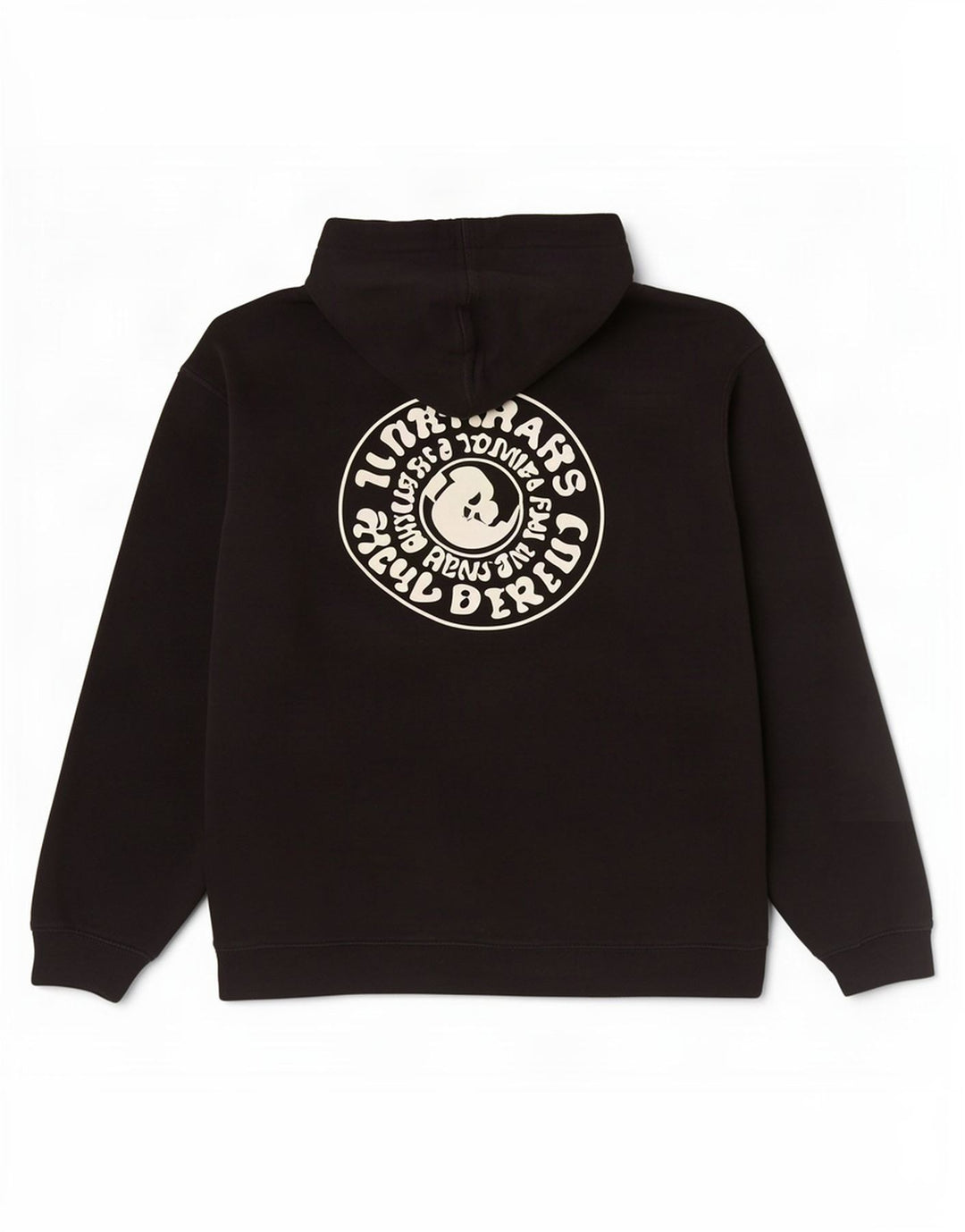 Hurley Mens Graphic Hoodie Jumper Small Black