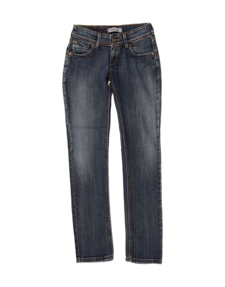 LEVI'S Womens 571 Slim Jeans W26 L32 Blue Cotton Vintage Levi's and Second-Hand Levi's from Messina Hembry 