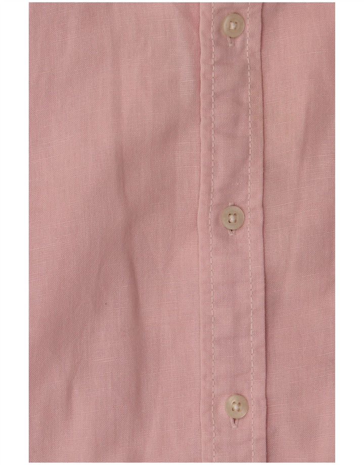 Tommy Hilfiger Mens Short Sleeve Shirt Medium Pink