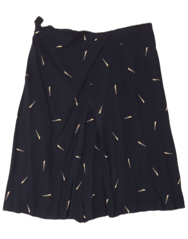 Persona Womens 2 Piece Skirt Set Size 23 Medium W32 Navy Blue Geometric