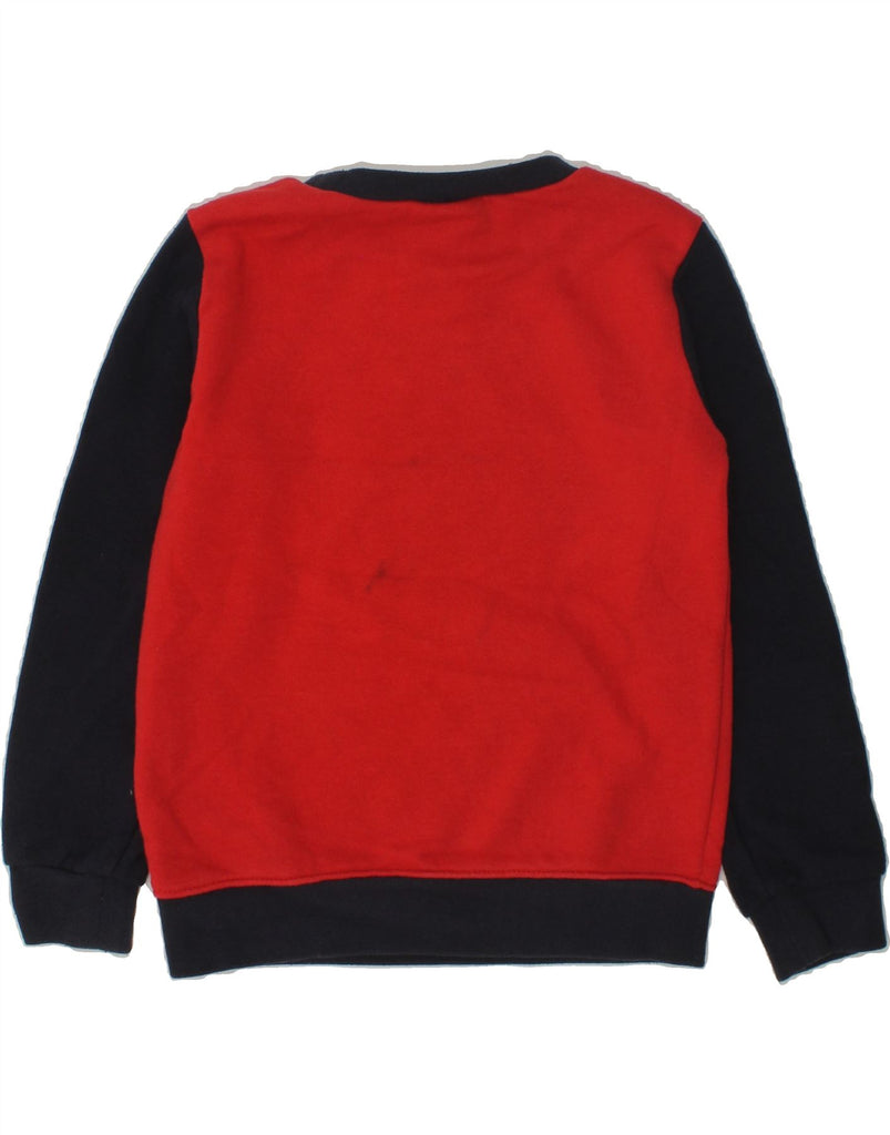 NIKE Boys Graphic Sweatshirt Jumper 3-4 Years Red Colourblock Cotton | Vintage Nike | Thrift | Second-Hand Nike | Used Clothing | Messina Hembry 