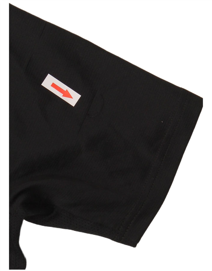 Nike Boys Dri Fit T-Shirt Top 13-14 Years XL Black Polyester