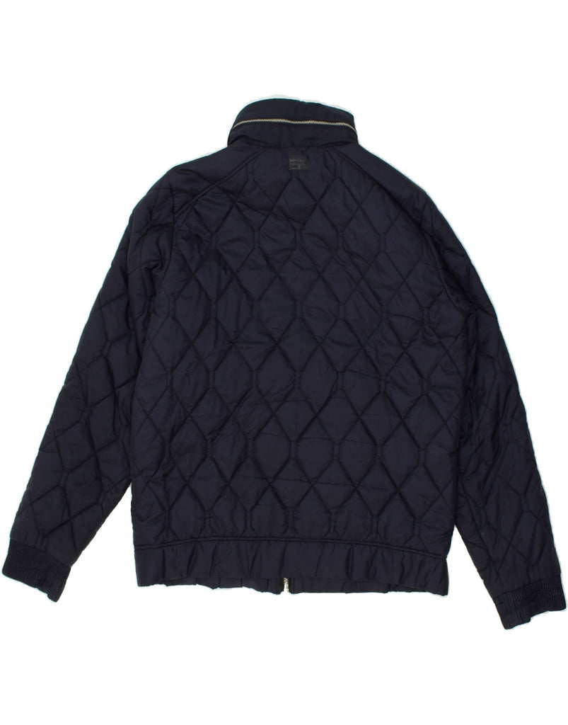 G-STAR Mens Quilted Jacket UK 40 Large Navy Blue Polyamide | Vintage G-Star | Thrift | Second-Hand G-Star | Used Clothing | Messina Hembry 