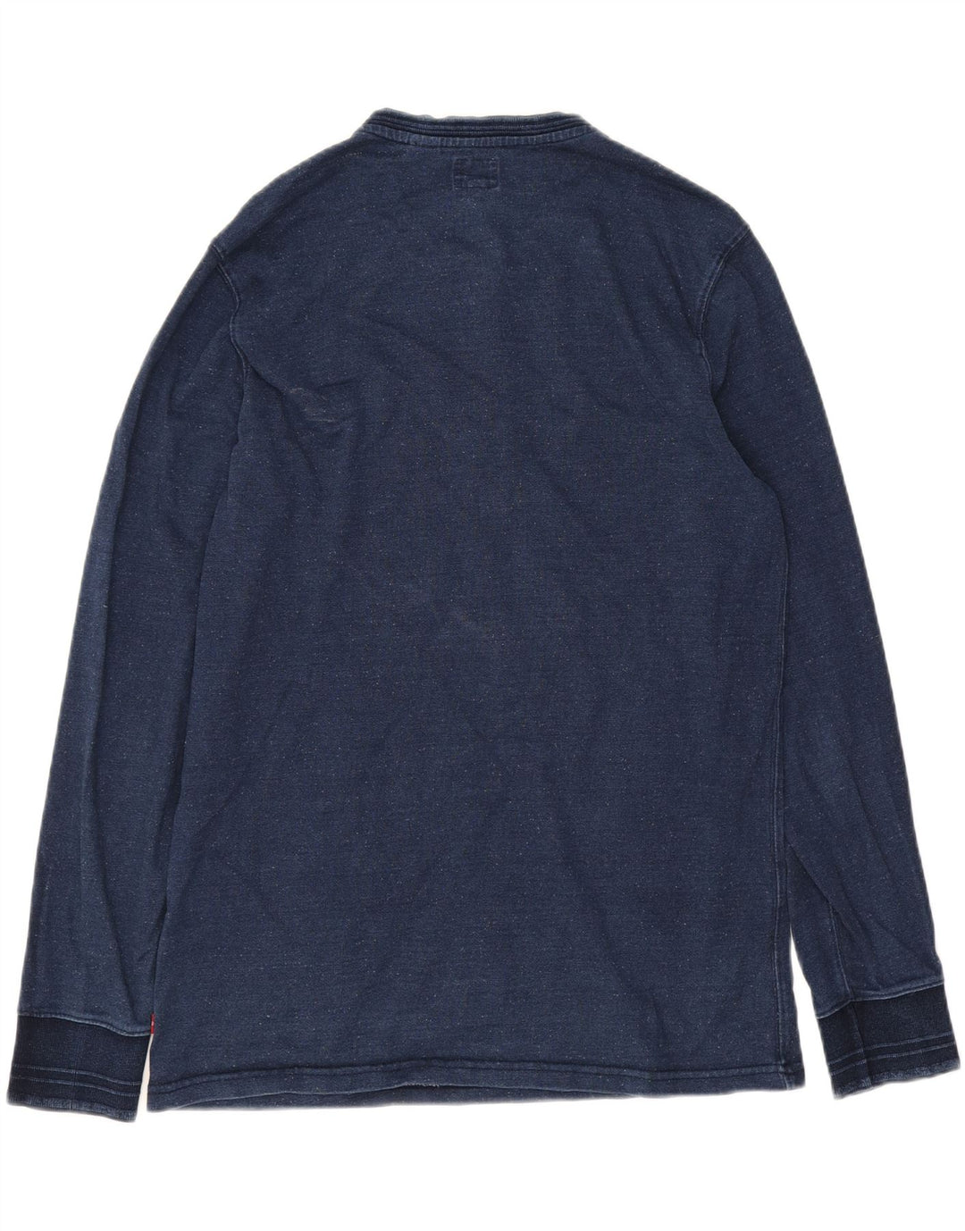 Levi's Mens Top Long Sleeve Large Navy Blue Cotton