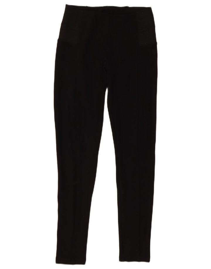 Zara Womens Leggings UK 10 Small  Black