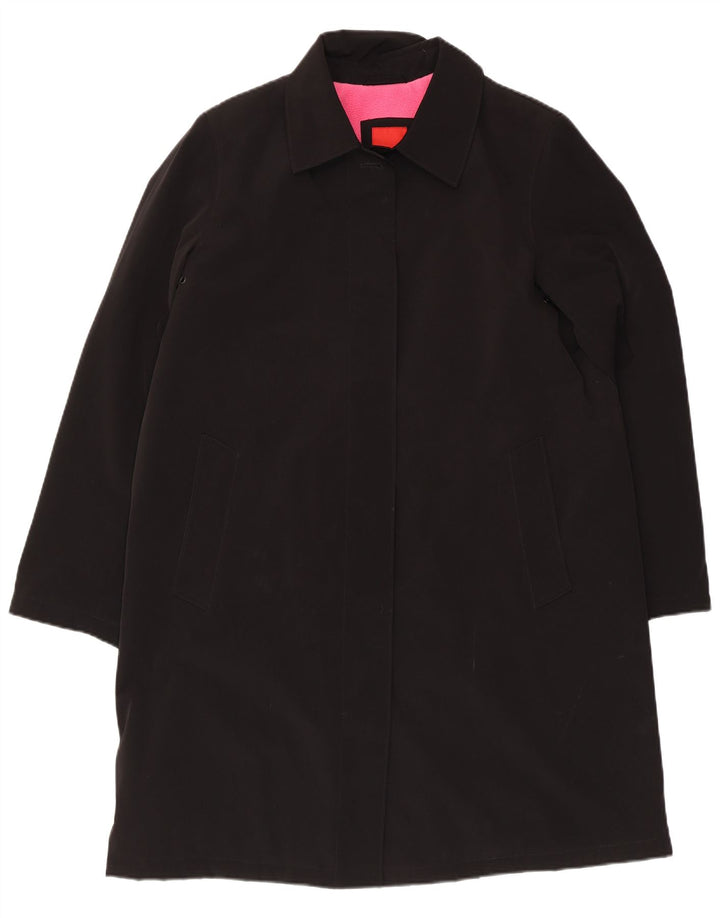 ESPRIT Womens Oversized Overcoat UK 16 Large Black Polyester