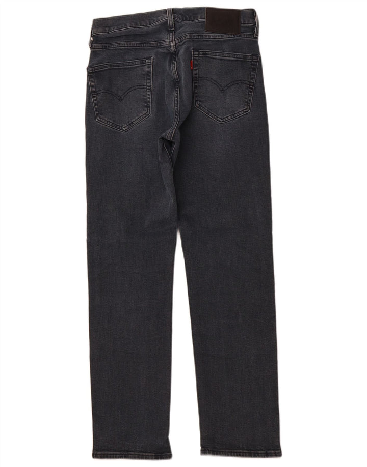 LEVI'S Womens Straight Jeans W31 L30 Navy Blue Cotton