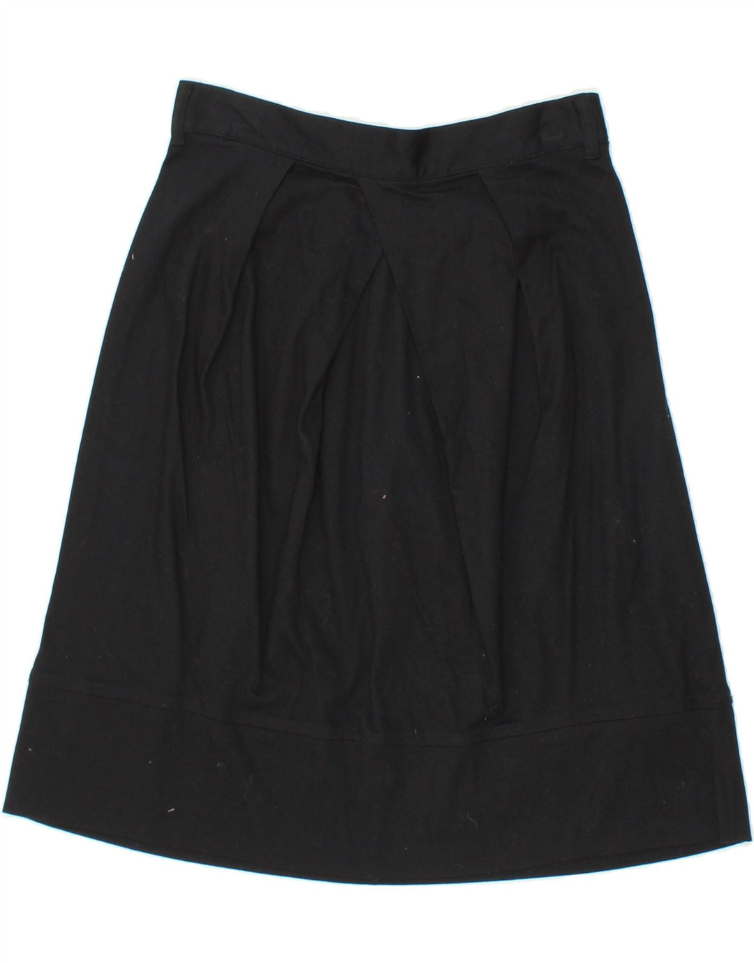 BENETTON Womens A-Line Skirt IT 46 Large W34  Black Cotton Vintage Benetton and Second-Hand Benetton from Messina Hembry 