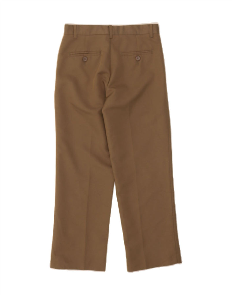 IZOD Boys Straight Chino Trousers 9-10 Years W24 L24 Brown Polyester Vintage Izod and Second-Hand Izod from Messina Hembry 