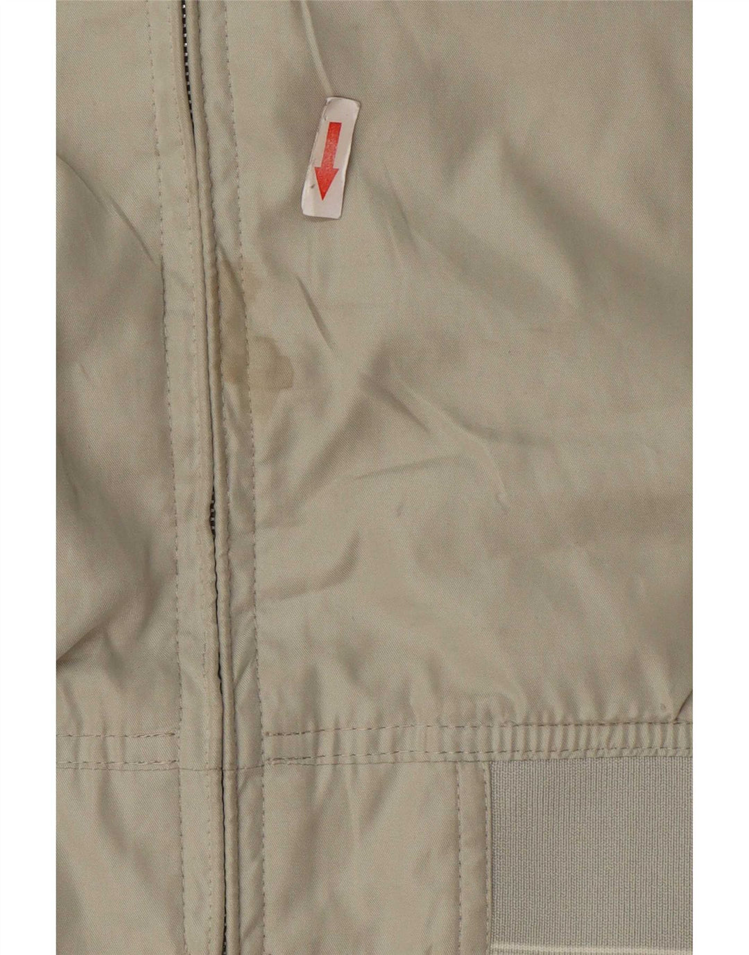 Marks & Spencer Mens Standard Fit Bomber Jacket UK 40 Large Green Polyester