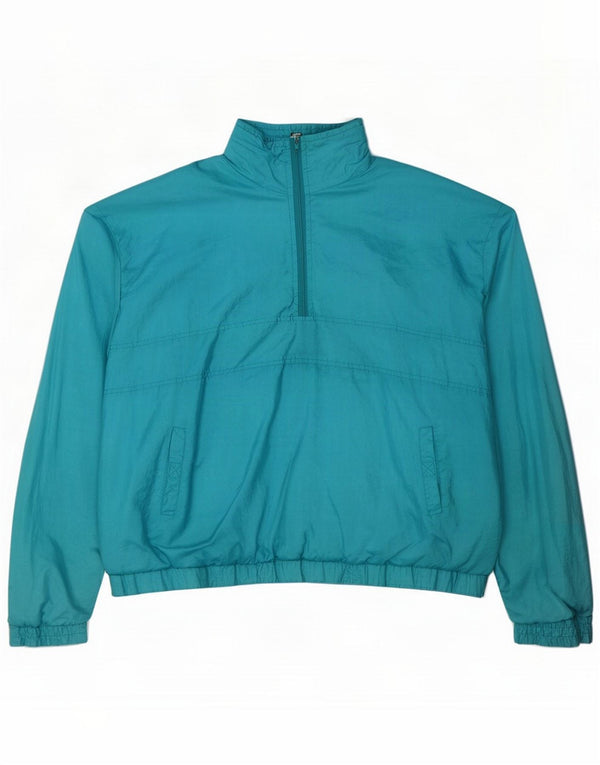 Vintage Mens Pullover Windbreaker Jacket UK 42 XL Blue