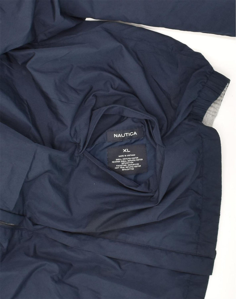 NAUTICA Mens Reversible Jacket UK 42 XL Navy Blue Polyester | Vintage Nautica | Thrift | Second-Hand Nautica | Used Clothing | Messina Hembry 