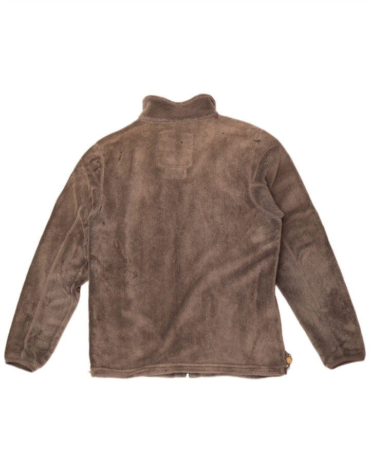 Norway Mens Fleece Jacket UK 38 Medium Grey Colourblock Polyester Sports