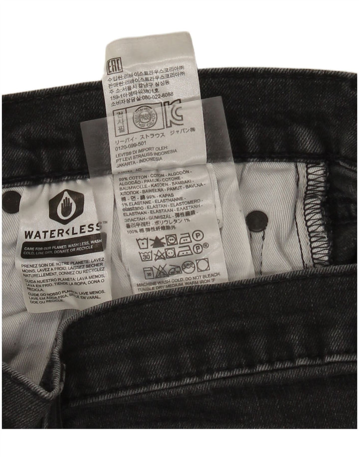 Levi's Mens Slim Jeans W34 L32 Grey Cotton