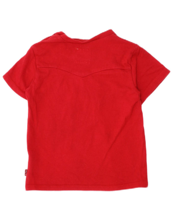 LEVI'S Baby Boys Graphic T-Shirt Top 18-24 Months Red Cotton
