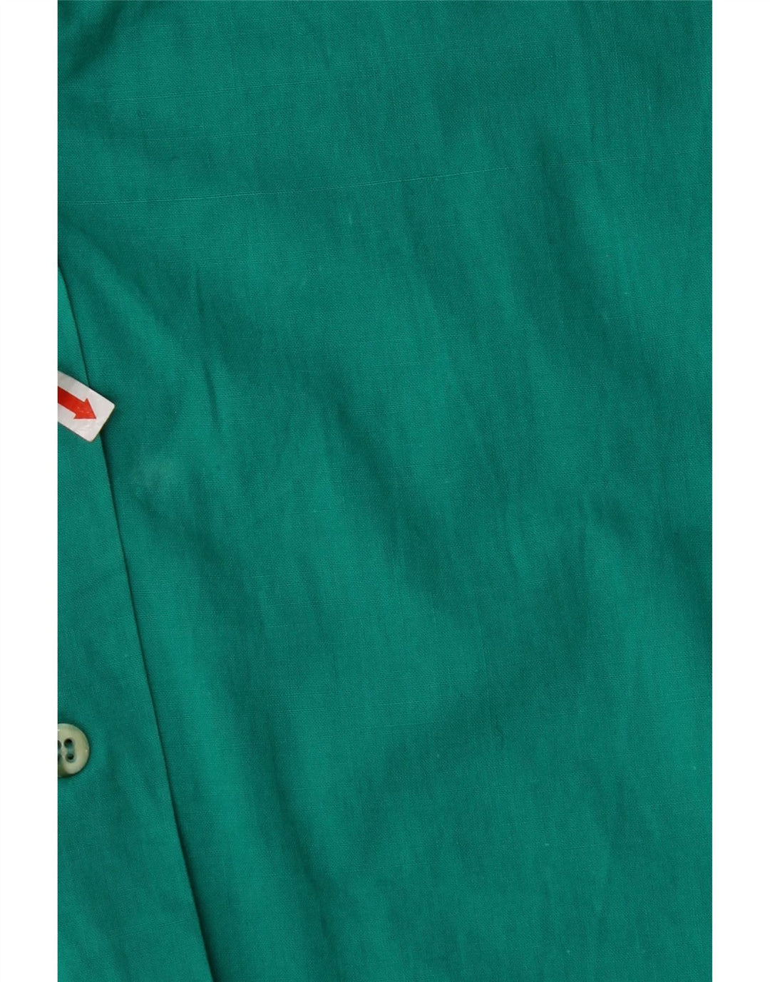 VINTAGE Womens Sleeveless Shirt Blouse UK 12 Medium Turquoise