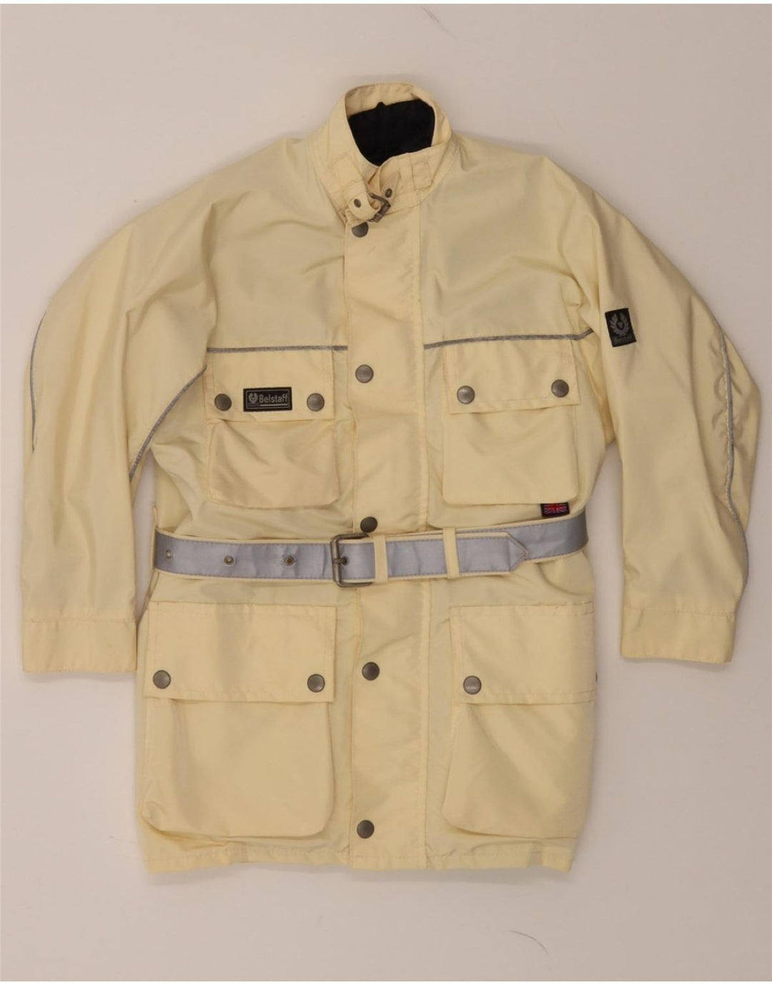 BELSTAFF Boys Windbreaker Coat 5-6 Years Beige Nylon Vintage Belstaff and Second-Hand Belstaff from Messina Hembry 