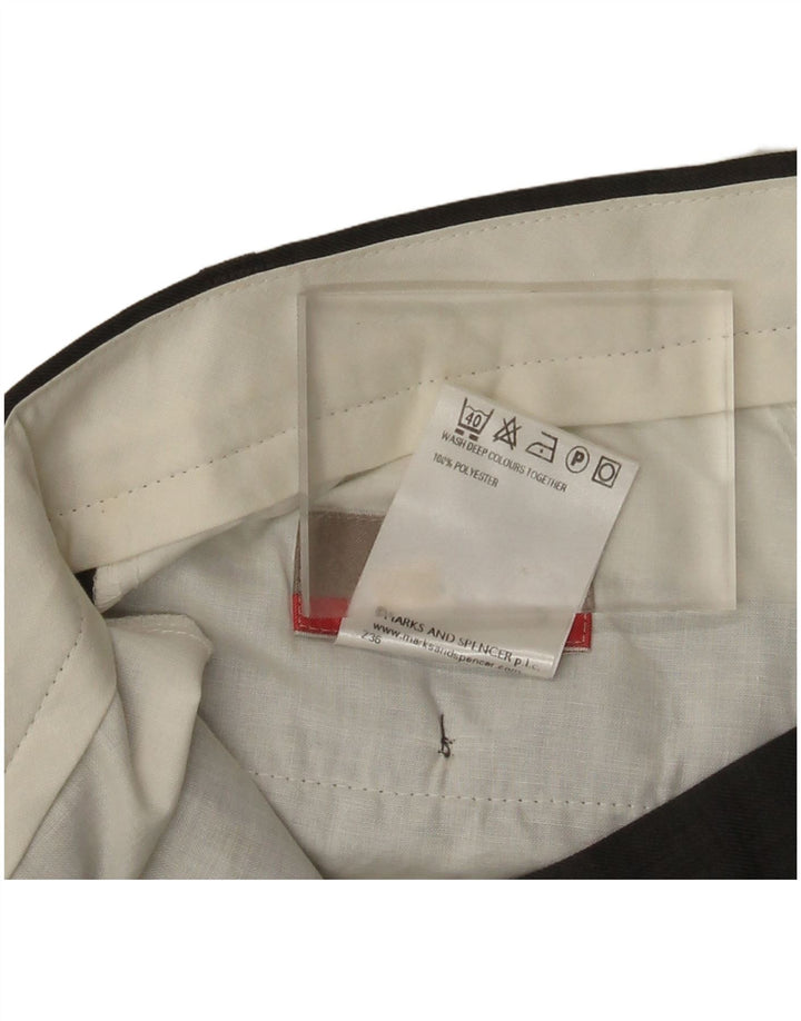 Marks & Spencer Mens Pegged Suit Trousers W36 L29 Grey Polyester