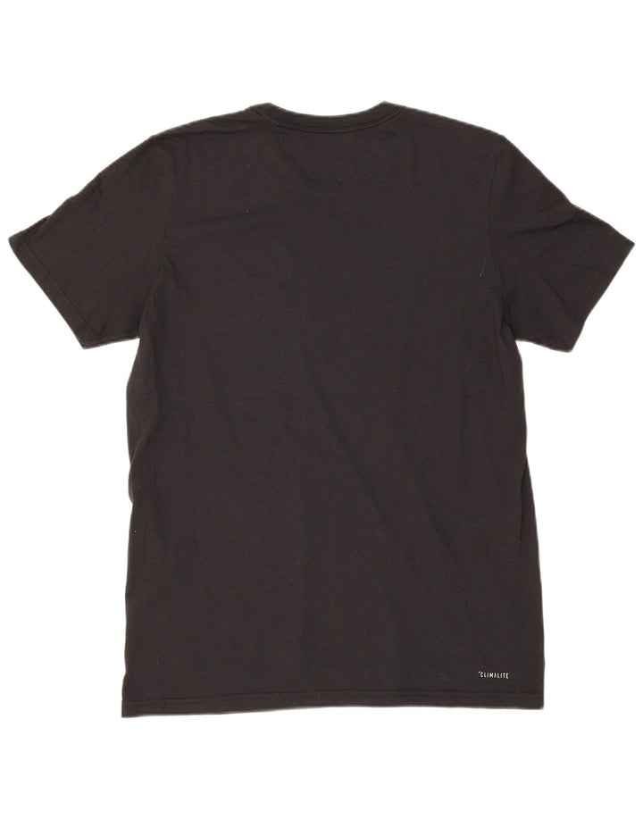 Adidas Mens Orlando Graphic T-Shirt Top Medium Black Polyester
