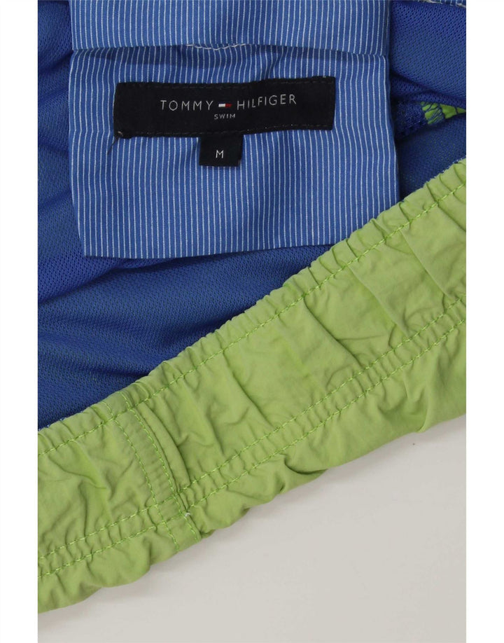 Tommy Hilfiger Mens Swimming Shorts Medium Green Polyester