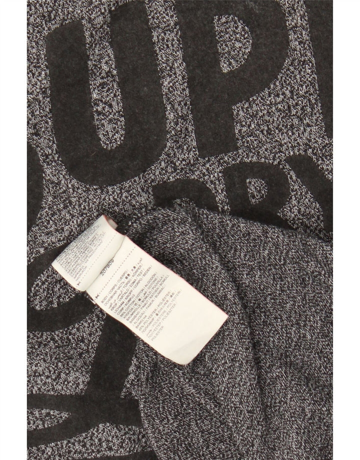 Superdry Mens Graphic T-Shirt Top Small Grey Flecked Cotton
