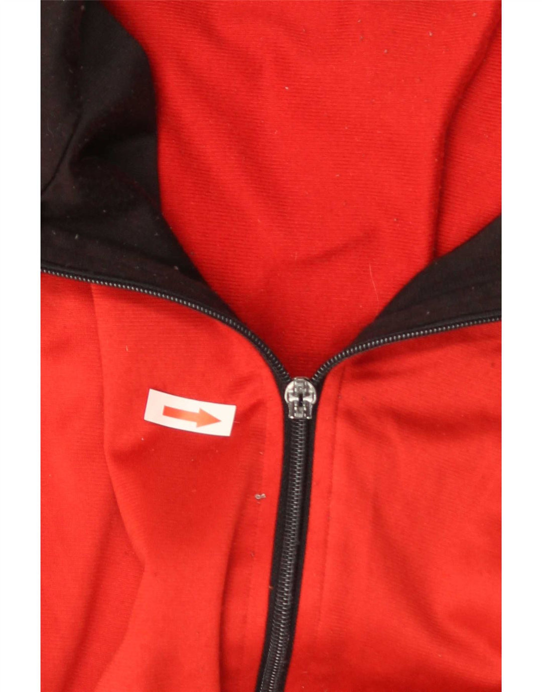 Reebok Mens Graphic Tracksuit Top Jacket Large Red Colourblock