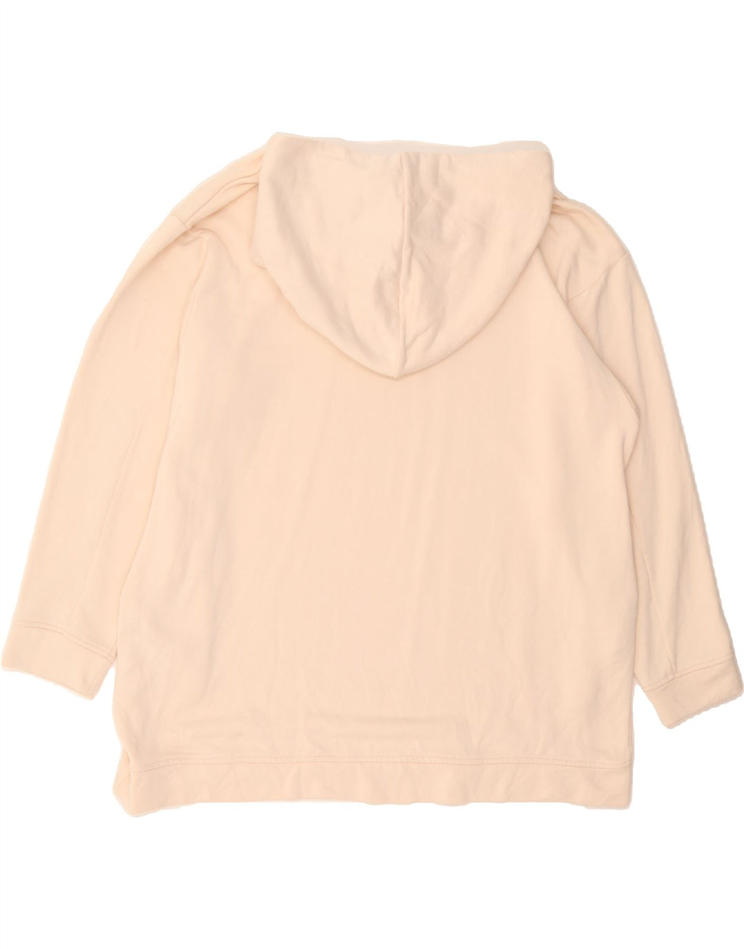 ZARA Womens Oversized Hoodie Jumper UK 14 Medium Pink Cotton Vintage Zara and Second-Hand Zara from Messina Hembry 