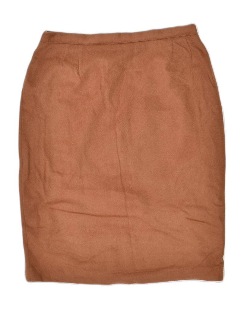 RENATO BALESTRA Womens Pencil Skirt IT 42 Medium W30 Brown Cotton | Vintage | Thrift | Second-Hand | Used Clothing | Messina Hembry 