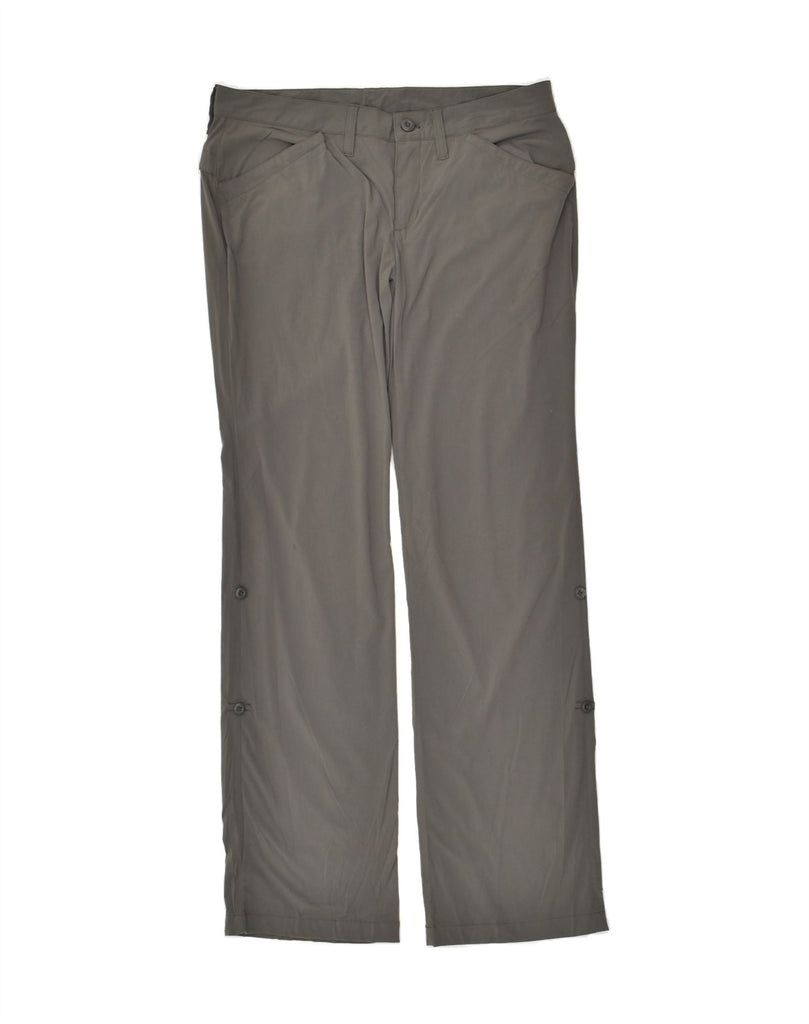 EDDIE BAUER Womens Straight Casual Trousers US 8 Medium W34 L32  Grey Vintage Eddie Bauer and Second-Hand Eddie Bauer from Messina Hembry 