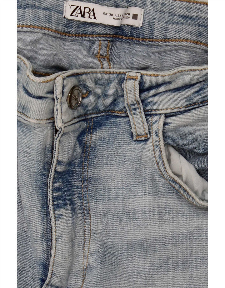 Zara Womens Flared Jeans EU 38 Small W28 L34 Blue