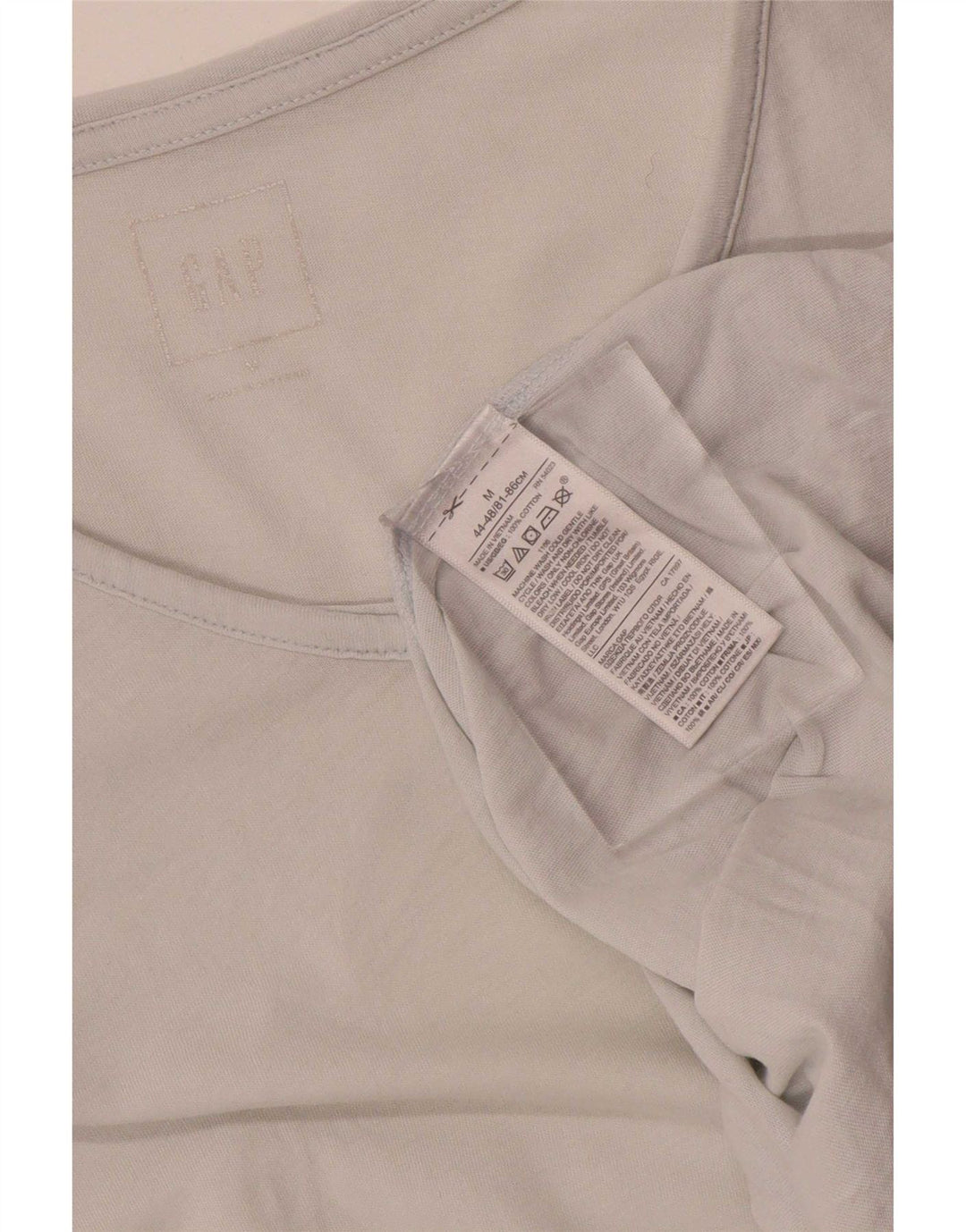Gap Mens T-Shirt Top Medium Grey Cotton