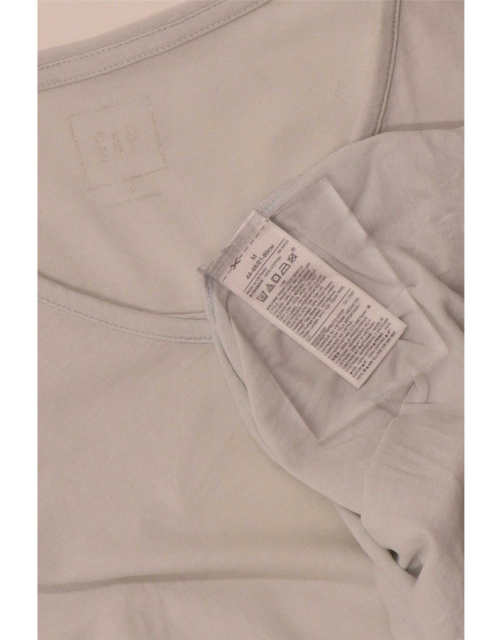 Gap Mens T-Shirt Top Medium Grey Cotton