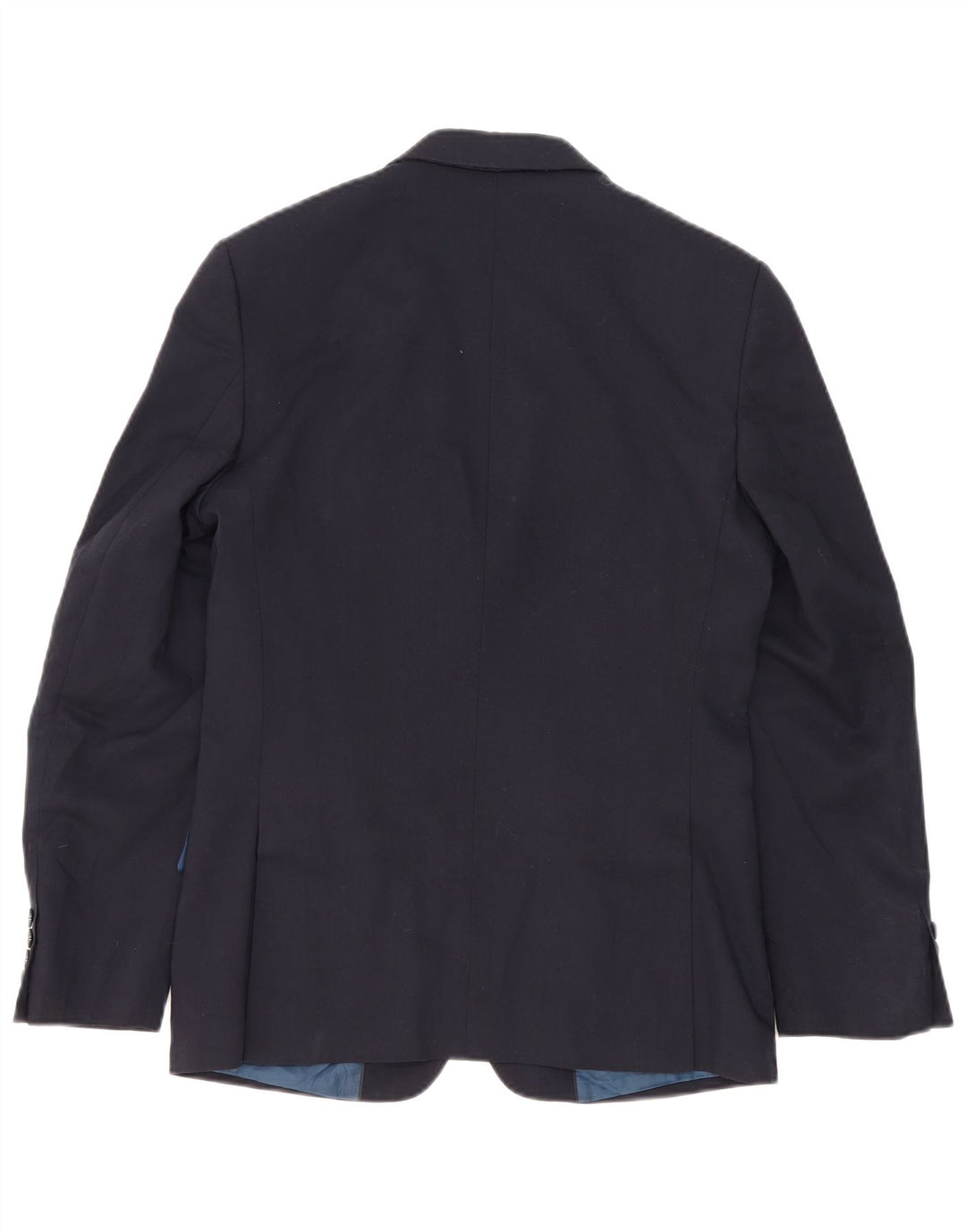 MARKS & SPENCER Mens 2 Button Blazer Jacket UK 36 Small Navy Blue