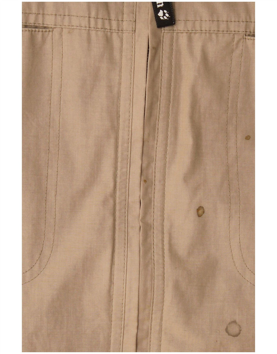 Jack Wolfskin Mens Utility Jacket UK 42 XL Khaki Polyester