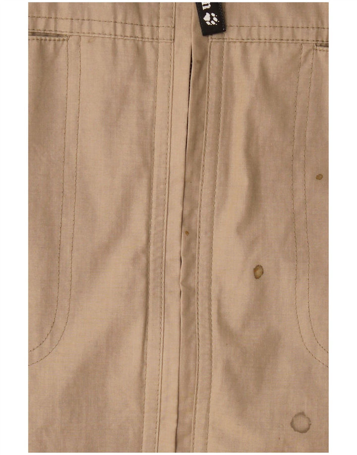 Jack Wolfskin Mens Utility Jacket UK 42 XL Khaki Polyester