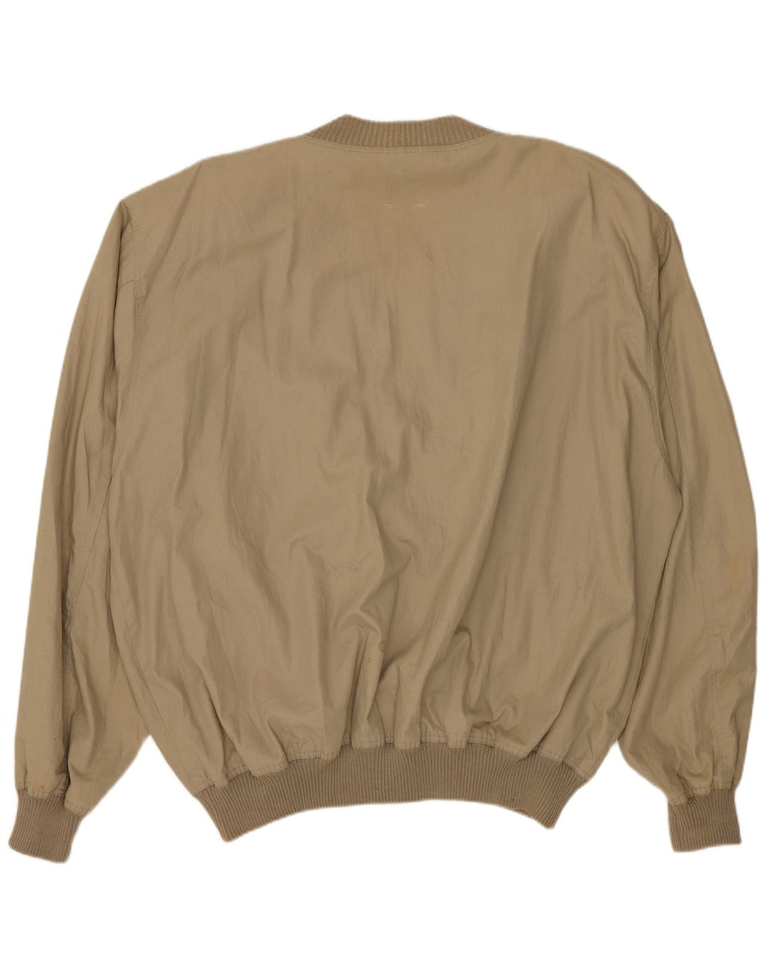 Vintage Mens Bomber Jacket UK 42 XL Beige