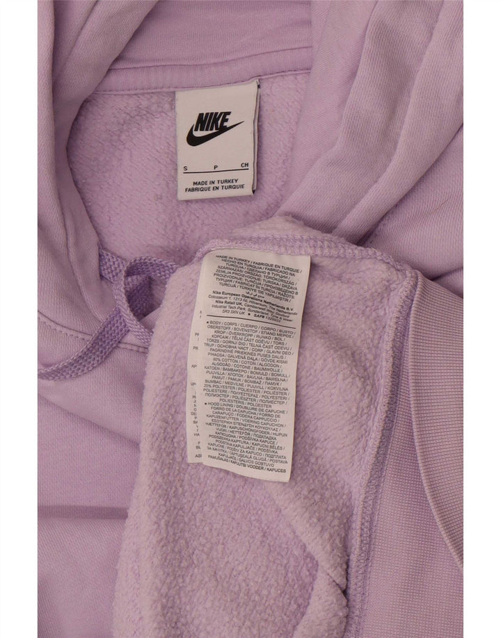 Nike Mens Hoodie Jumper Small Purple Cotton