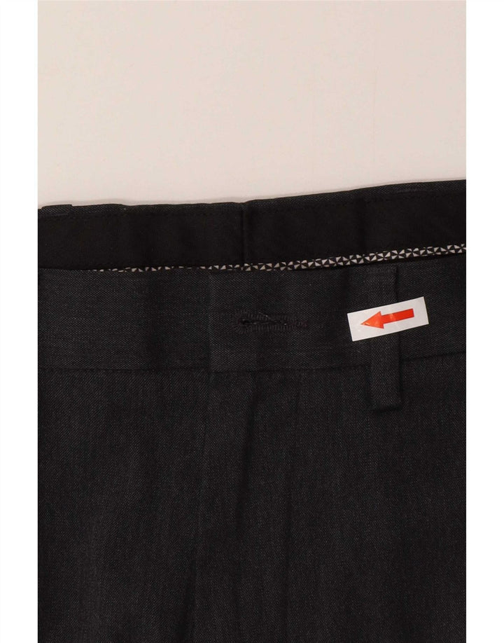 Marks & Spencer Mens Slim Chino Trousers W32 L33 Grey Polyester