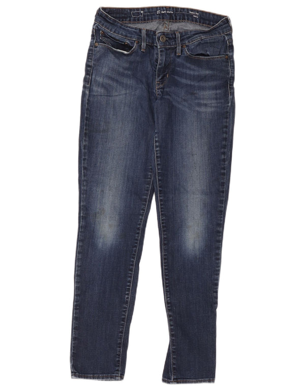 Levi's Womens Demi Curve Modern Rise Skinny Jeans W27 L30 Blue Cotton