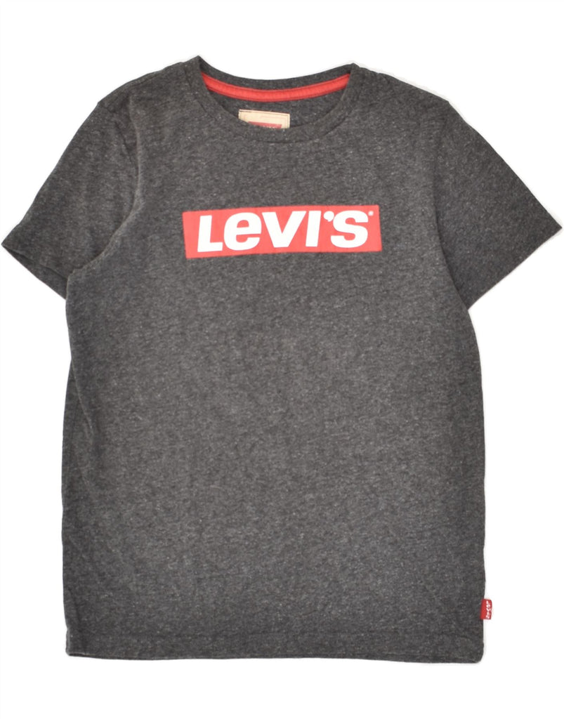 LEVI'S Boys Graphic T-Shirt Top 11-12 Years Grey Cotton | Vintage Levi's | Thrift | Second-Hand Levi's | Used Clothing | Messina Hembry 