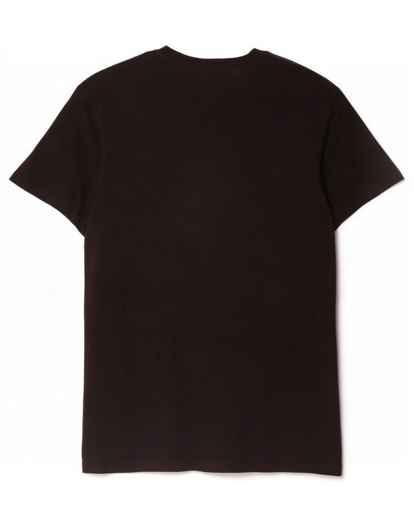 Diesel Mens Graphic T-Shirt Top XL Black Cotton