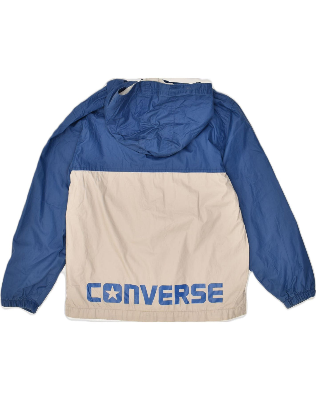 CONVERSE Boys Hooded Tracksuit Top Jacket 10-11 Years Medium Grey | Vintage Converse | Thrift | Second-Hand Converse | Used Clothing | Messina Hembry 