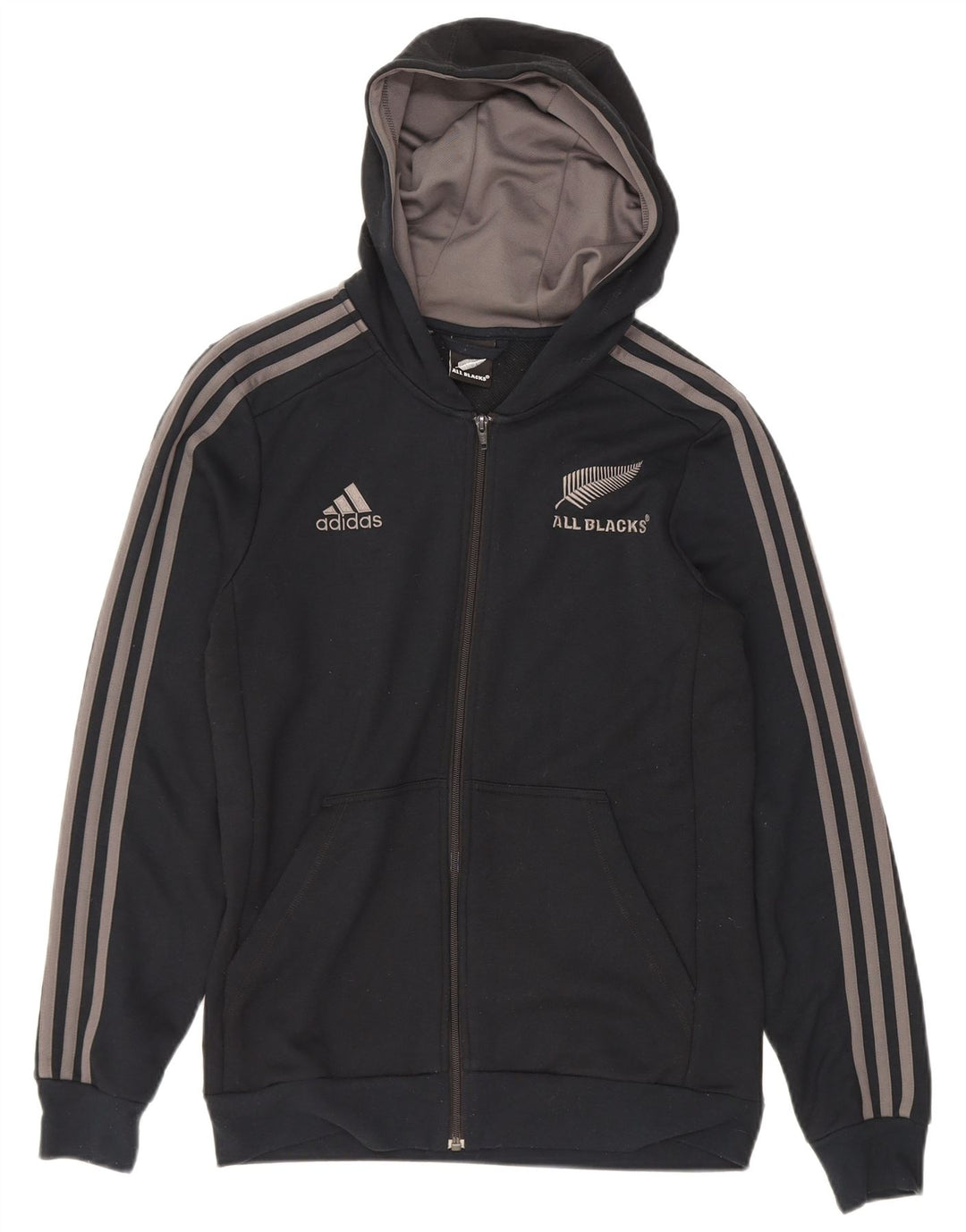 ADIDAS Mens Climalite Zip Hoodie Sweater Medium Black