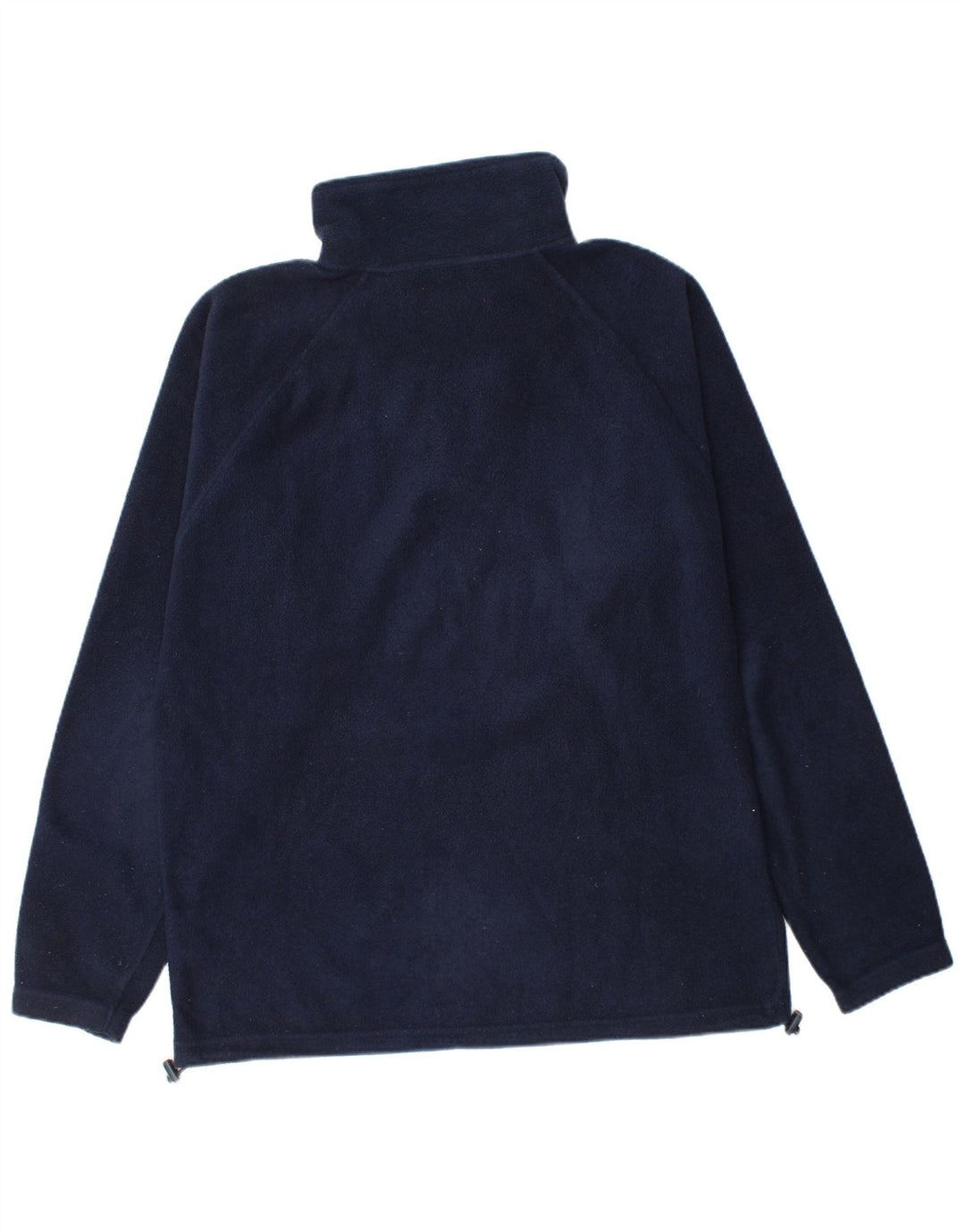 Kappa Mens Zip Neck Fleece Jumper Large Navy Blue Polyester