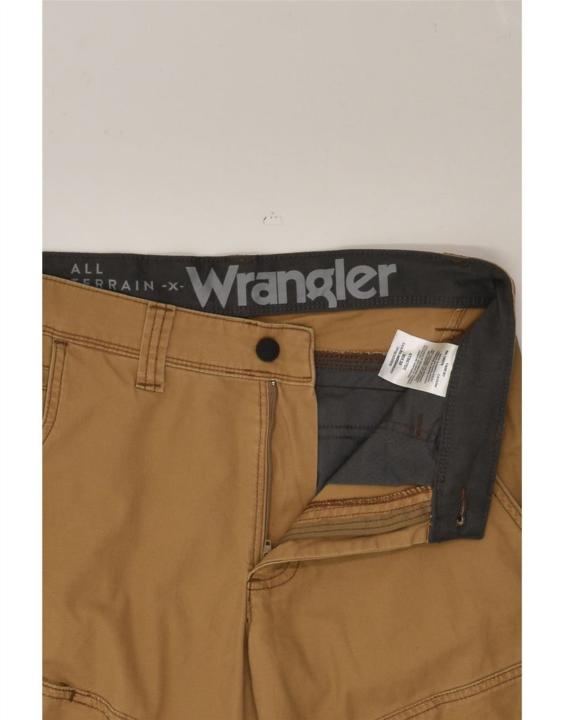 WRANGLER Mens Straight Chino Trousers W30 L30  Brown Cotton | Vintage Wrangler | Thrift | Second-Hand Wrangler | Used Clothing | Messina Hembry 