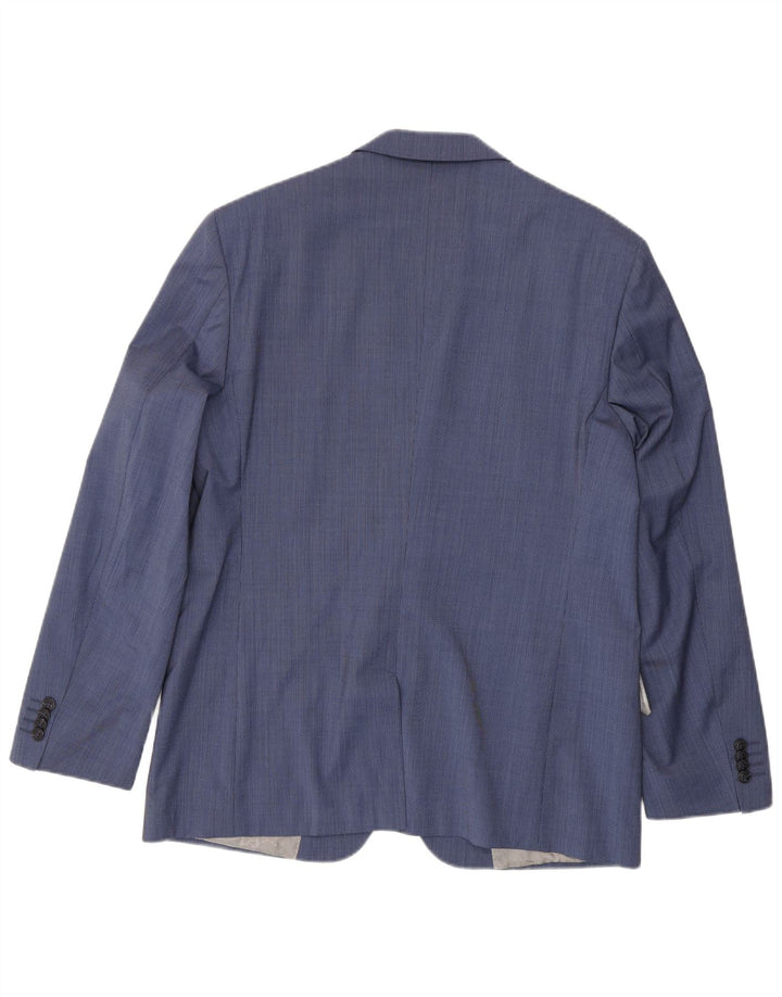 Engbers Mens 2 Button Blazer Jacket IT 54 2XL Blue Polyester